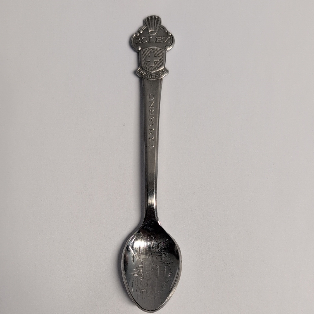 Rolex Locarno Bucherer Of Switzerland Souvenir Collectible Spoon